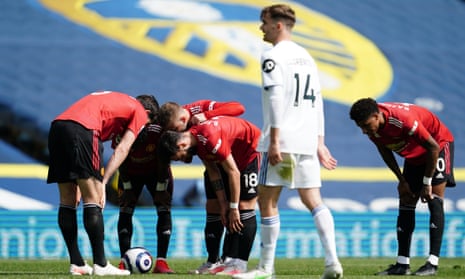 Fred and Harry Maguire (left) discuss who should take a free-kick. Maguire grew frustrated with the midfielder in a poor game.