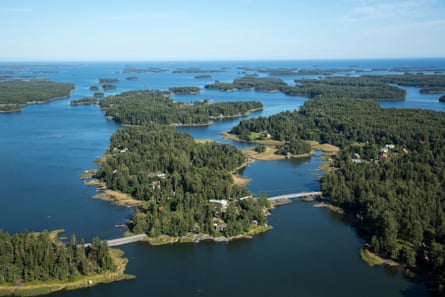 The forested islands of Pellinki (Pellinge), Finland