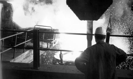electric arc furnace at the Stocksbridge steelworks