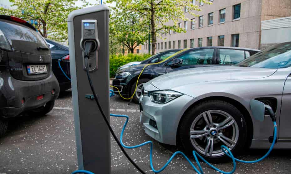 Electric cars rise to record 54% market share in Norway | Electric, hybrid  and low-emission cars | The Guardian