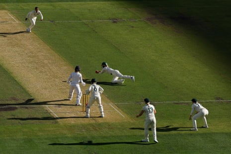 Phoebe Litchfield takes a screamer to dismiss Danni Wyatt-Hodge