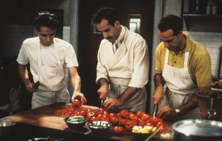 From left, Marc Anthony, Tony Shalhoub and Tucci in Big Night