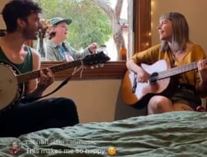 Isolaid: live-streamed music festival brings community and joy 3 Hannah Blackburn invited her band in through the window.