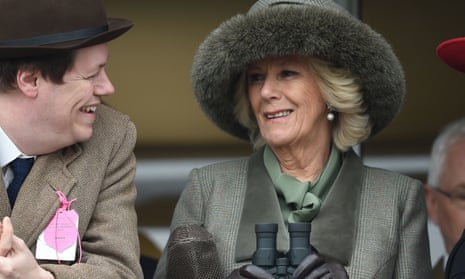Tom Parker Bowles (left) with Camilla in 2015