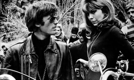 Peter Fonda and Nancy Sinatra in The Wild Angels.