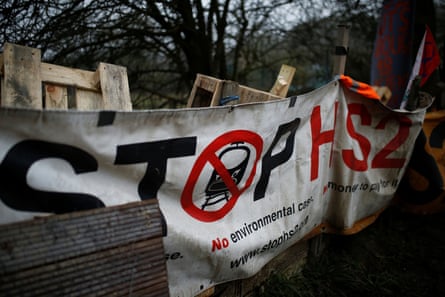 ‘Stop HS2’ banner