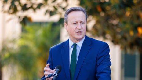 Cameron: Aukus and Nato must be in ‘best possible shape’ before potential Trump win – video