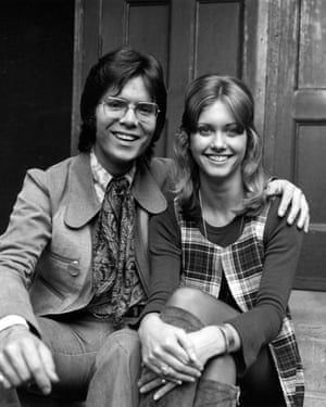 Pop singer Cliff Richard gets friendly with Olivia Newton-John in London on 9 October 1972. Cliff had a regular TV show and Olivia was a regular guest