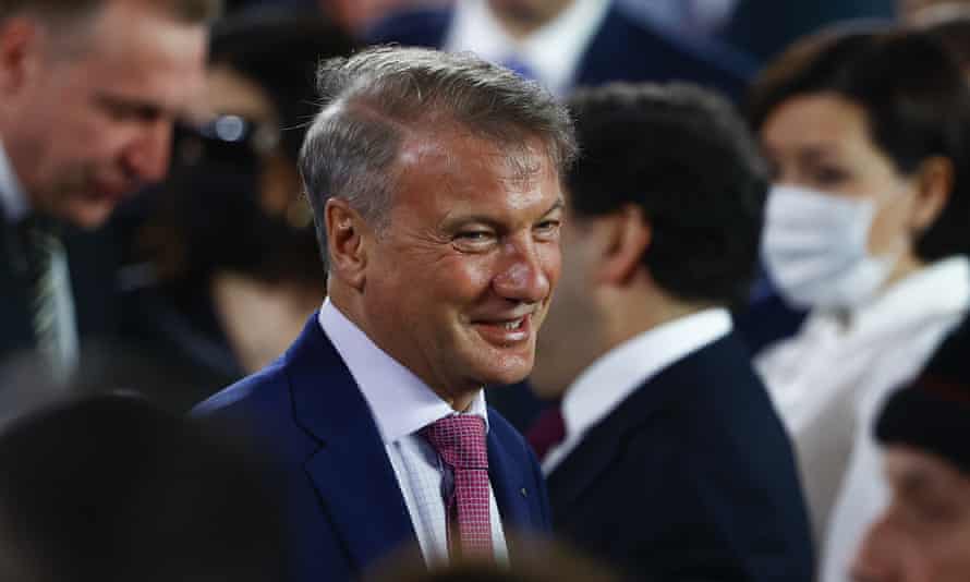 Herman Gref in Moscow for Vladimir Putin’s state of the nation address