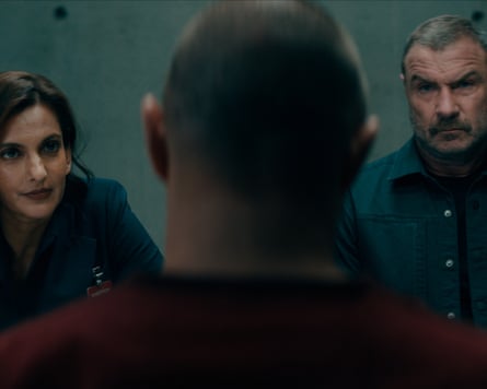 Poorna Jagannathan, Liev Schreiber and Stephen Graham in Nocturne.