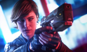 Joanna Dark from the upcoming Xbox video game Perfect Dark, releasing in 2024