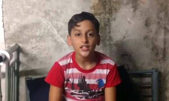Ali is a 12 year-old Iranian asylum seeker detained on Nauru, from a video filmed in his family's tent.