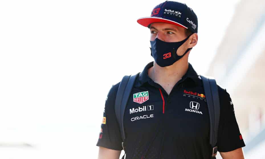 Max Verstappen arrives at Circuit of the Americas in Austin, Texas
