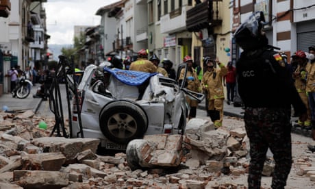 At least 15 dead after strong earthquake hits Ecuador and northern Peru