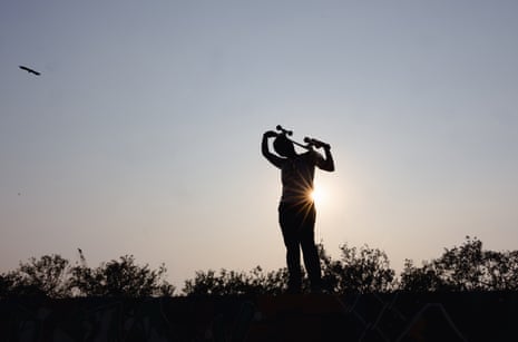 Shruti skateboarding