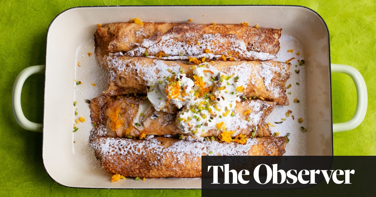 Nigel Slater’s recipe for pancakes with ricotta and pistachio - The Guardian