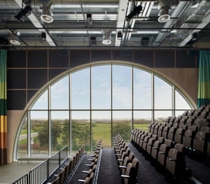 The auditorium in the new MK Gallery, designed by 6a architects