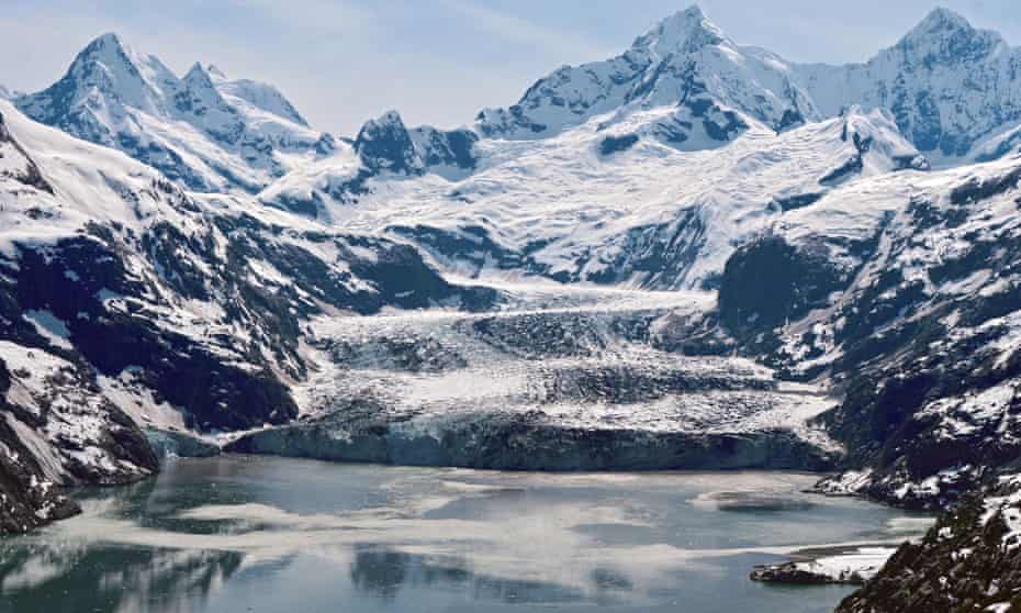 Johns Hopkins Glacier. It is one of more than 1,000 glaciers located within the boundaries of Glacier Bay national park, south-east Alaska.