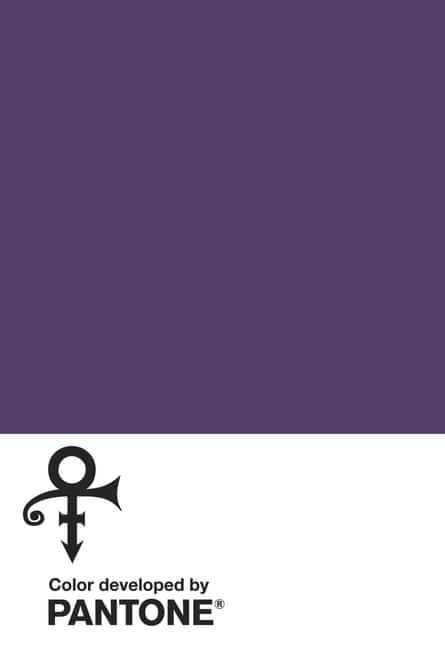 This image provided by the Pantone Color Institute shows Love Symbol #2, that the institute and the estate of the late music superstar Prince announced as a new shade of purple.