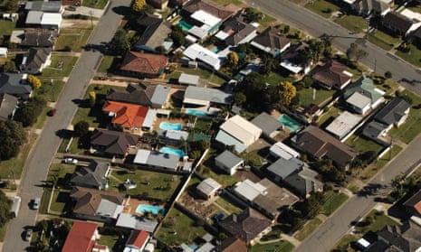 Residential housing estate in Newcastle.