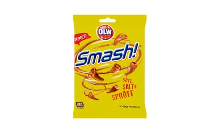 Smash choc-covered corn snacks