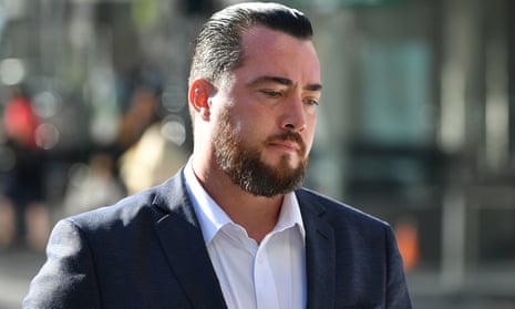 Brendan Leigh Russell outside the Downing Centre District Court in Sydney