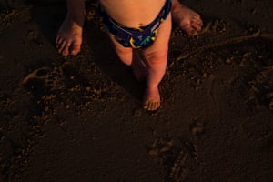 Ben Ocean at the beach