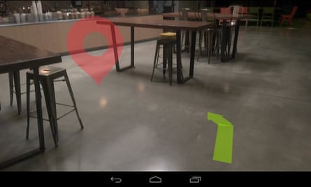 Navigation 4 app for Google's Project Tango
