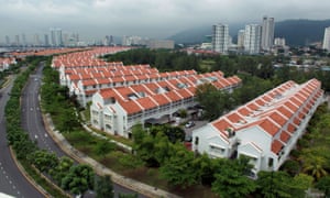The Ariza terraces in Seri Tanjung, Penang