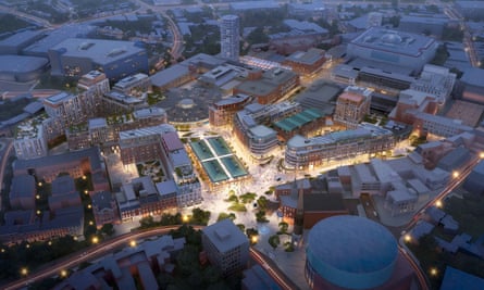 an illustration of the proposed Coventry City Centre South (CCS) proposals by Shearer Property Group.