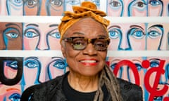 Faith Ringgold in 2019 at the Serpentine Galleries, London, where her first institutional solo show in Europe was held.