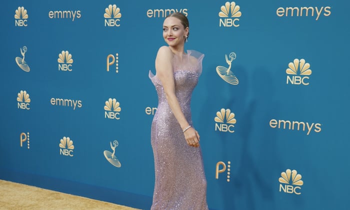 Amanda Seyfried arrives at the 74th Primetime Emmy Awards on Monday, September 12, 2022, at the Microsoft Theater in Los Angeles. (AP Photo/Jae C. Hong)