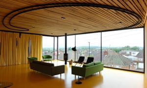 A view of the Pennines over the roofs of Oldham, ‘as if from a millionaire’s villa’.