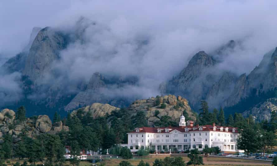 The Stanley Hotel in Estes Park, Rocky Mountain national park, Colorado, where Stephen King came up with the idea for The Shining.