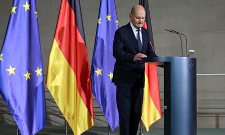 German Chancellor Olaf Scholz
