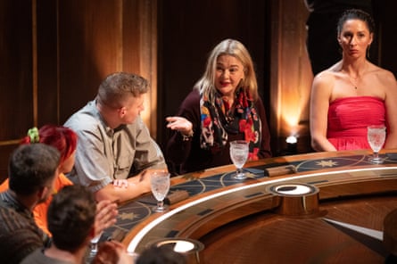 Head to head … Harriet takes on Rachel.