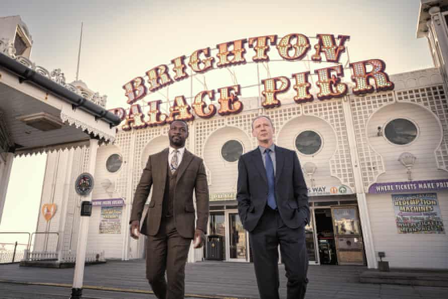 Richie Campbell, left, as DS Branson, and John Simm as DSI Roy Grace in Grace.