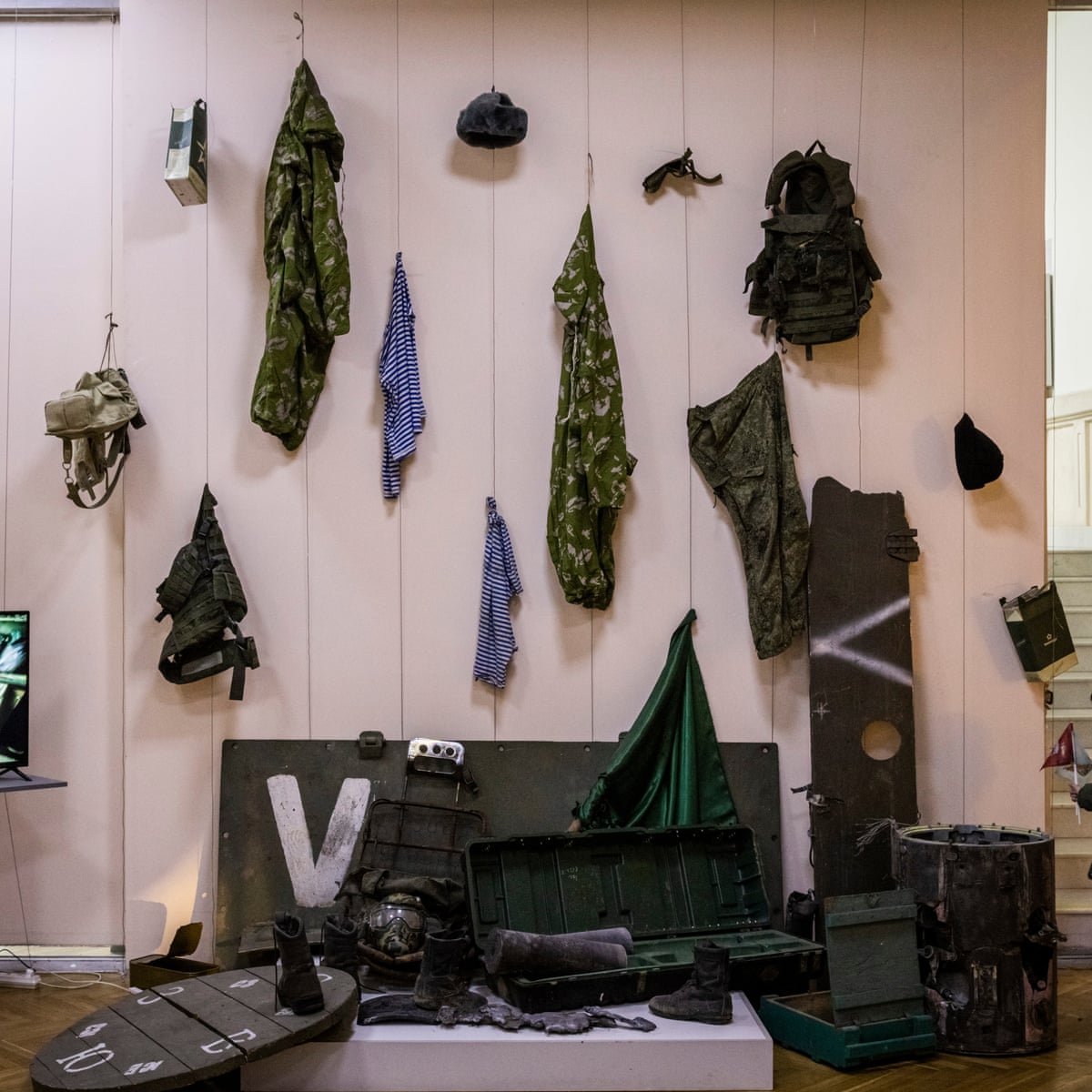 Curating the war: Kyiv museum exhibits objects left by Russian soldiers | Ukraine | The Guardian