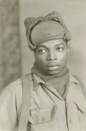 Edward T Taylor, a veteran of the Korean War, seen in 1952