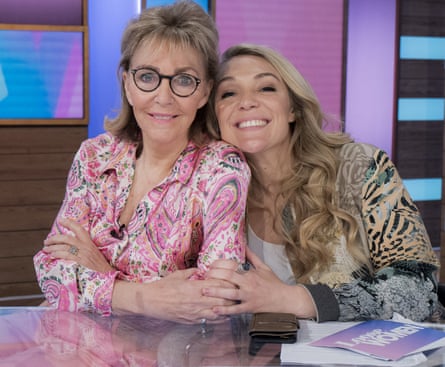 Morgan with her mother Carol on Loose Women.