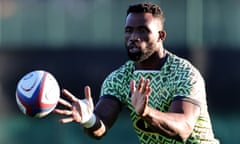 Siya Kolisi prepares for South Africa’s clash against England at Twickenham on Saturday.