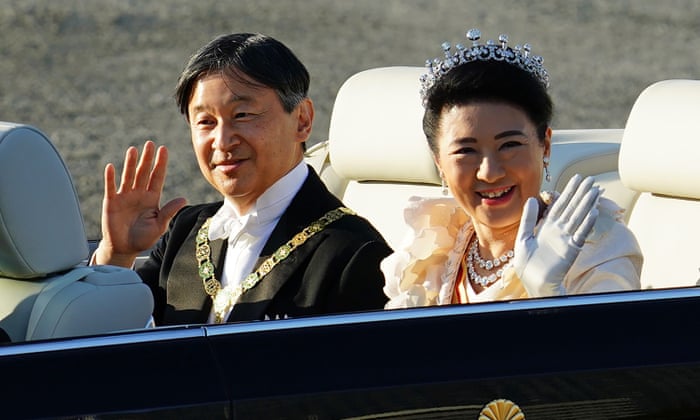 Japanese Emperor Naruhito and Empress Masako pictured in 2020.