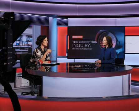 Grainger with Indira Varma as Khadija Khan in The Capture.