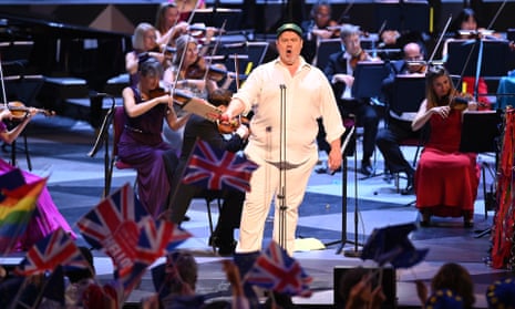 Australian tenor Stuart Skelton, who dressed in cricket Flannels for Rule, Britannia! at the Last Night of the Proms