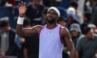 Frances Tiafoe could face heavy fine after expletive-filled rant at Shanghai Masters