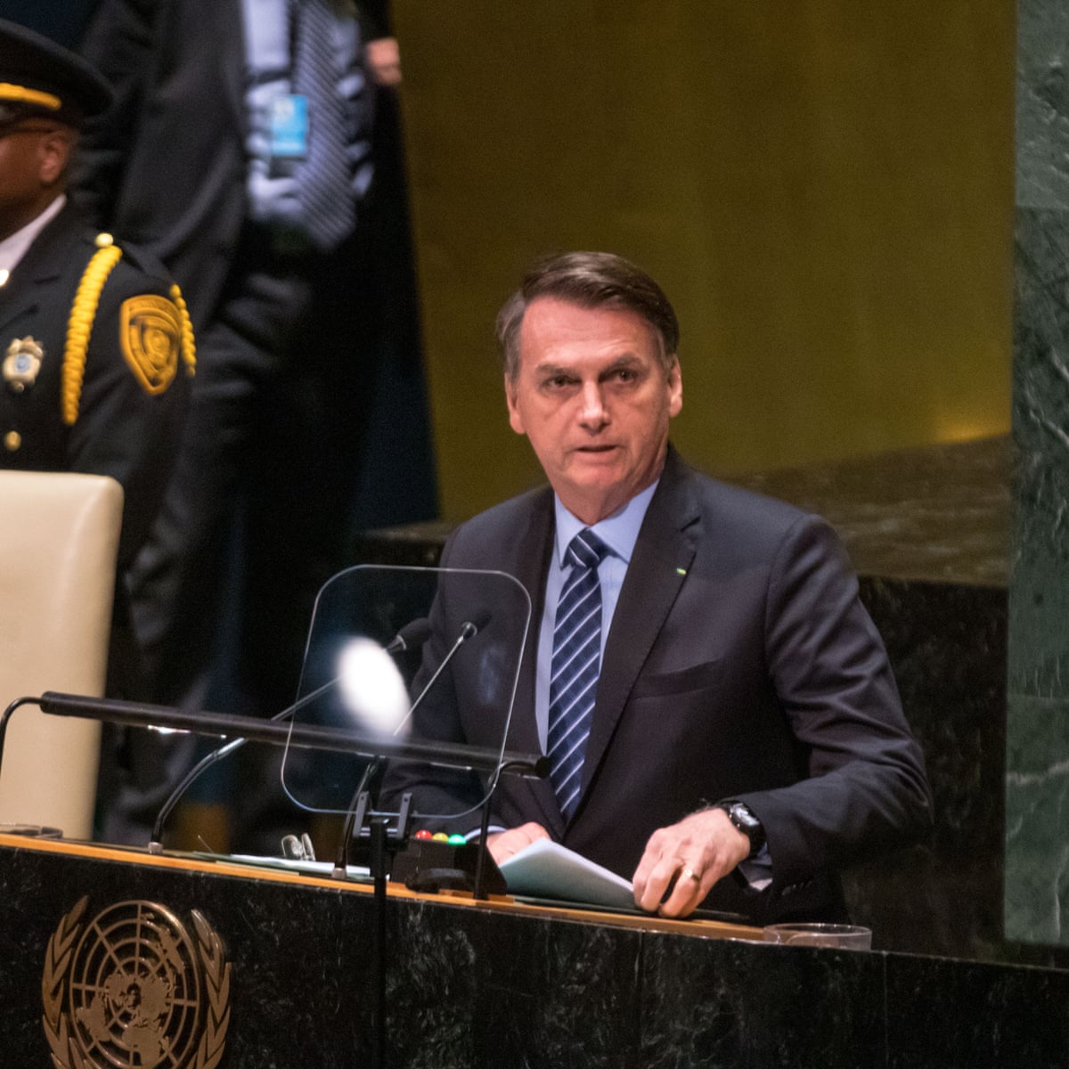 Jair Bolsonaro Says Deceitful Media Hyping Amazon Wildfires World News The Guardian