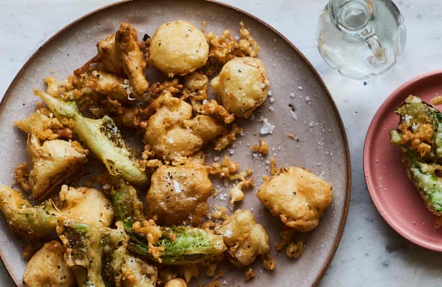 Claire Thompson’s cauli scallops.