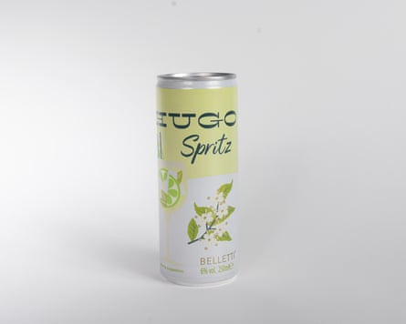 a hugo spritz drink
