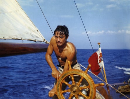 Alain Delon in Plein Soleil (1960), an adaptation of Highsmith’s novel The Talented Mr Ripley
