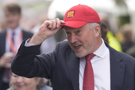 Steve wearing his red baseball cap